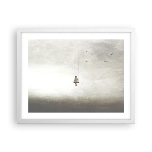 Plakat i hvid ramme - Barnet i os selv - 50x40 cm