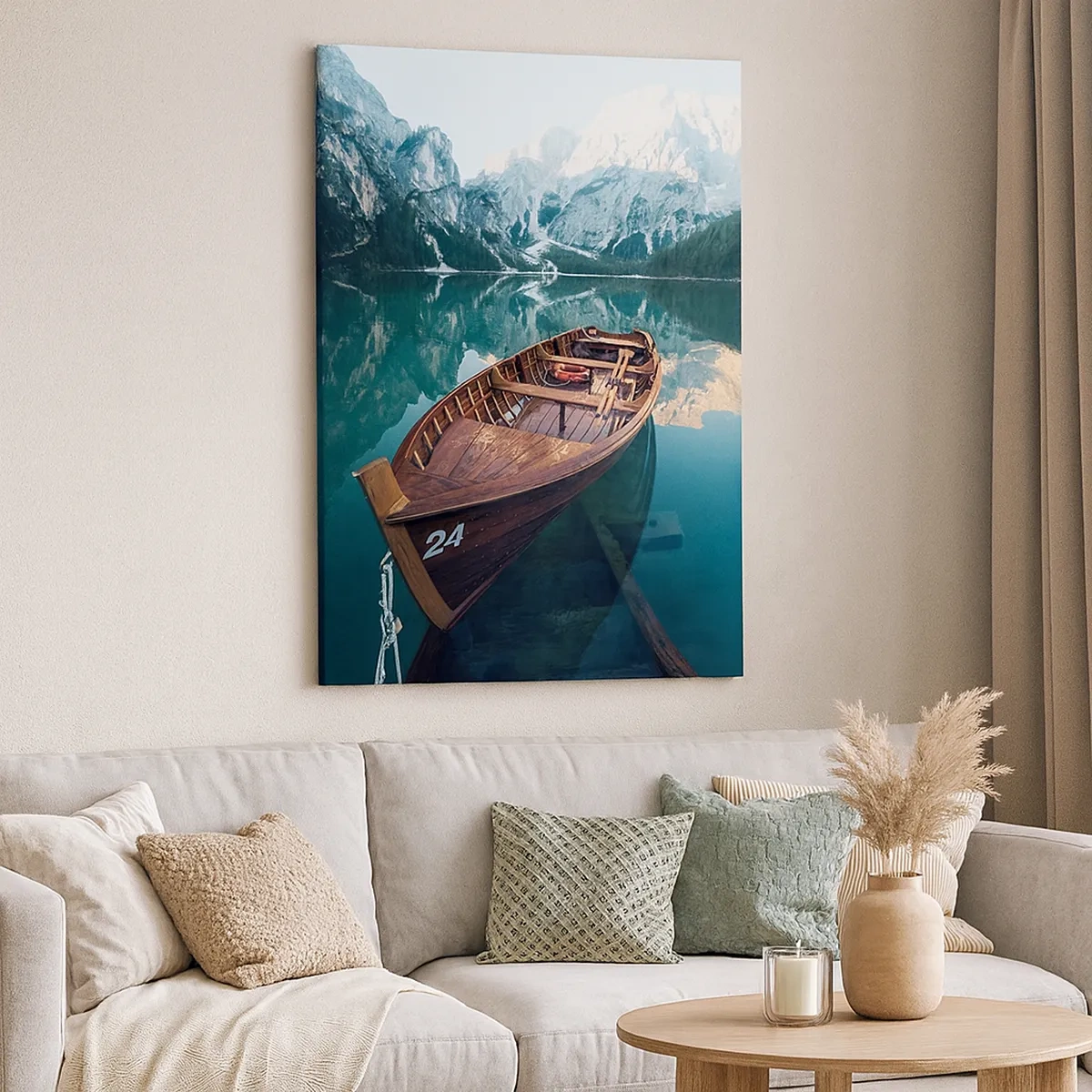 Lærredstryk - Billede på lærred - Som om det var malet på glas - 50x70 cm