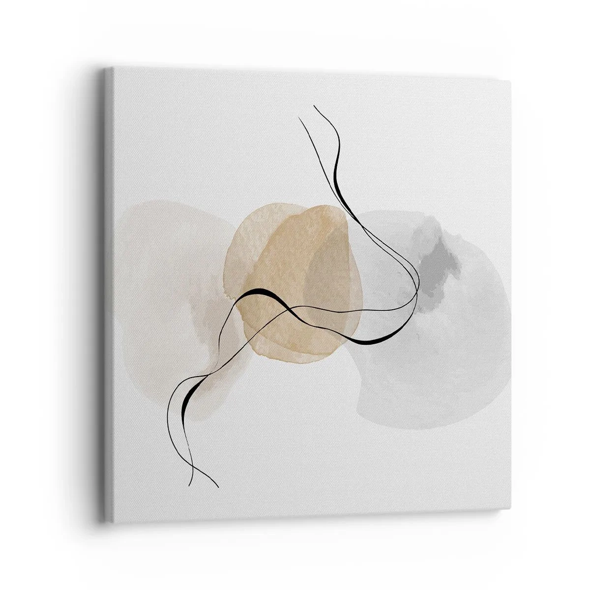 Lærredstryk - Billede på lærred - Perler i luften - 30x30 cm