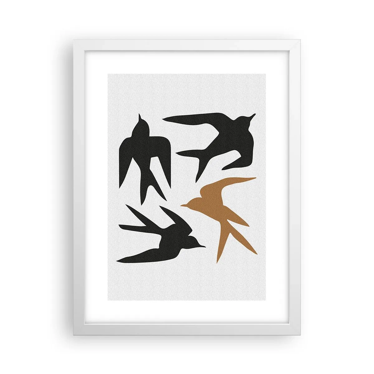 Plakat i hvid ramme - Sluge spil - 30x40 cm