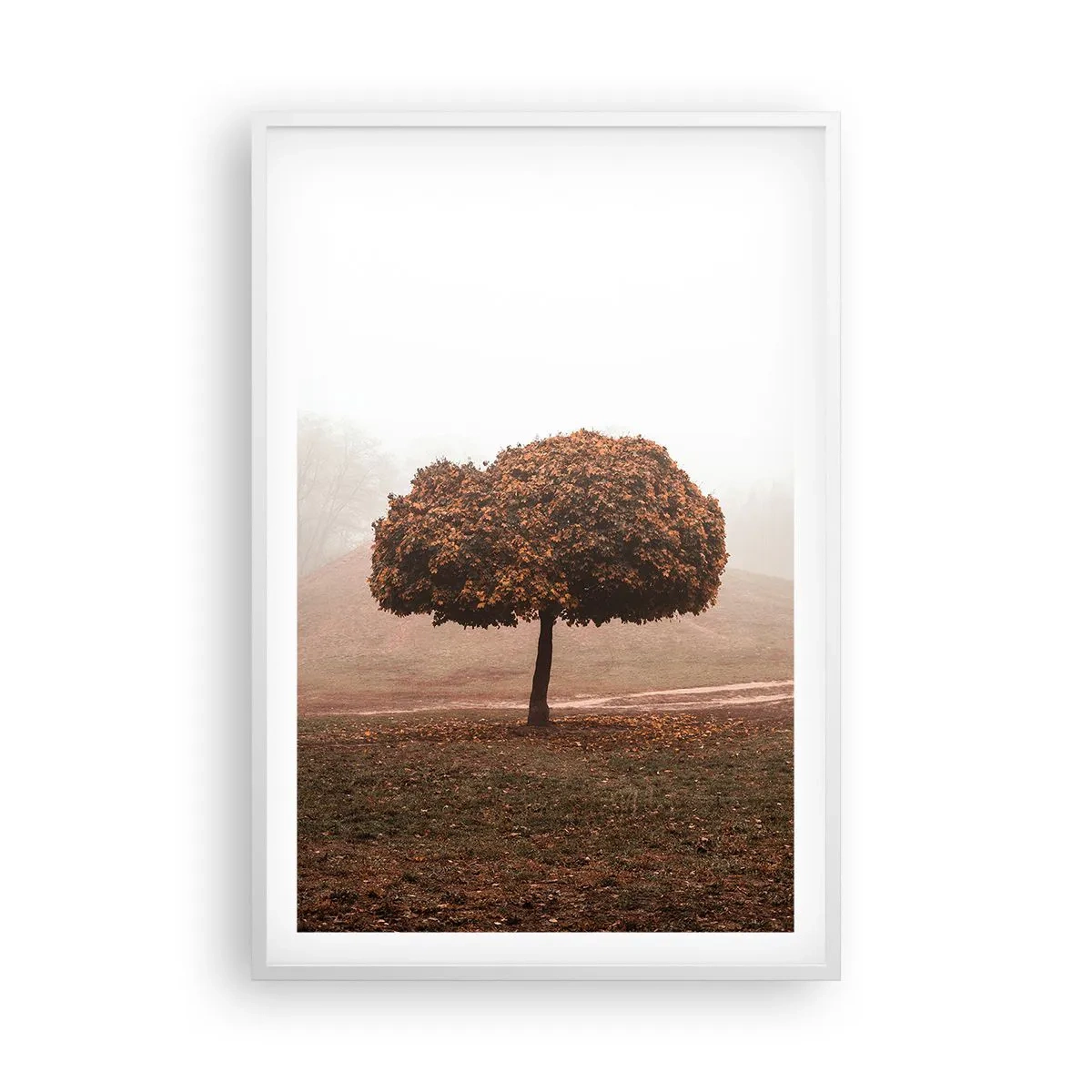 Plakat i hvid ramme - Efter en travl sommer - 61x91 cm