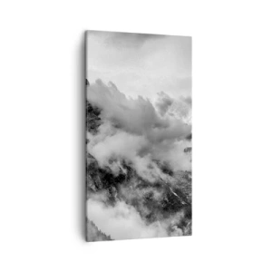 Lærredstryk - Billede på lærred - Smukt og grusomt - 45x80 cm