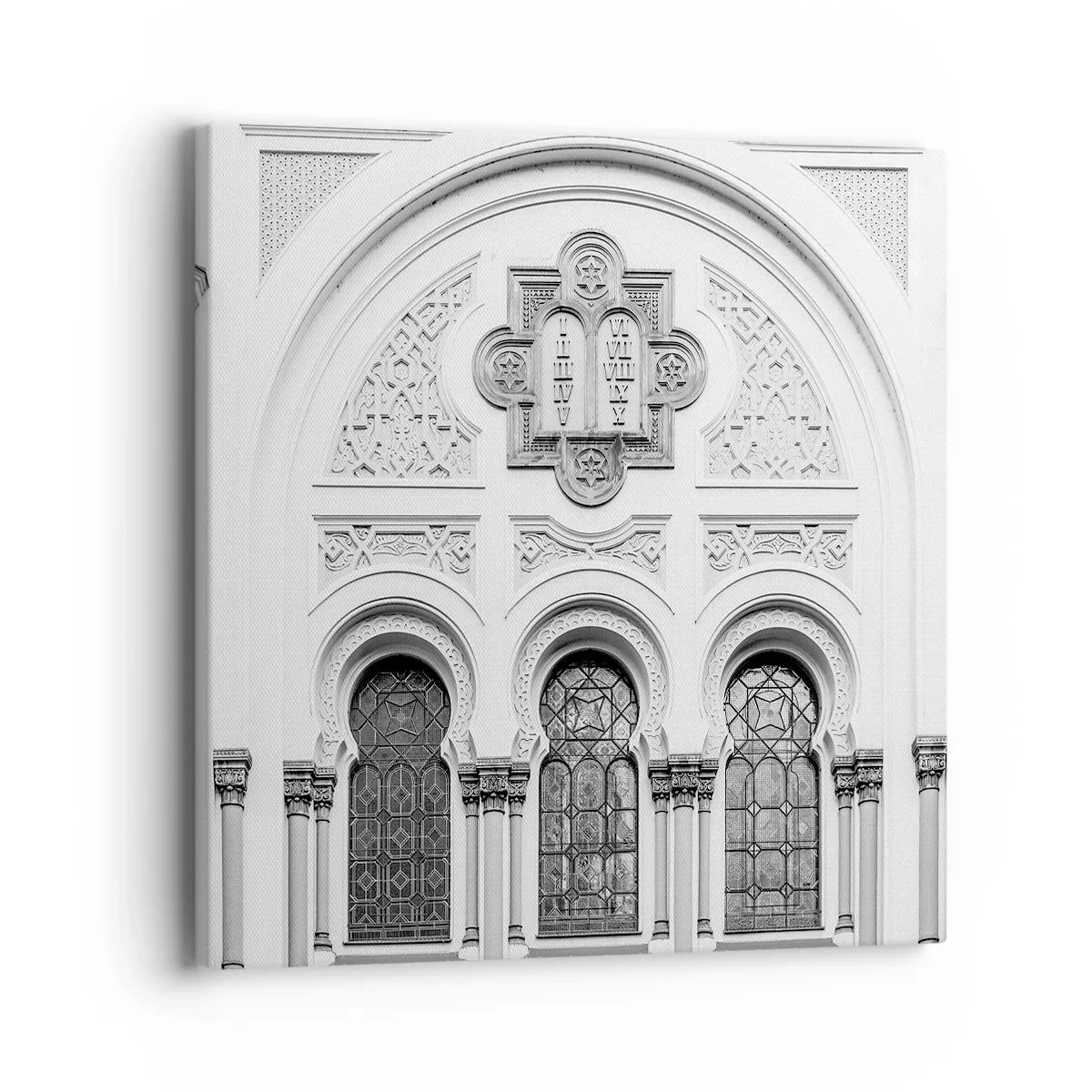 Lærredstryk - Billede på lærred - På grænsen mellem kulturer - 40x40 cm