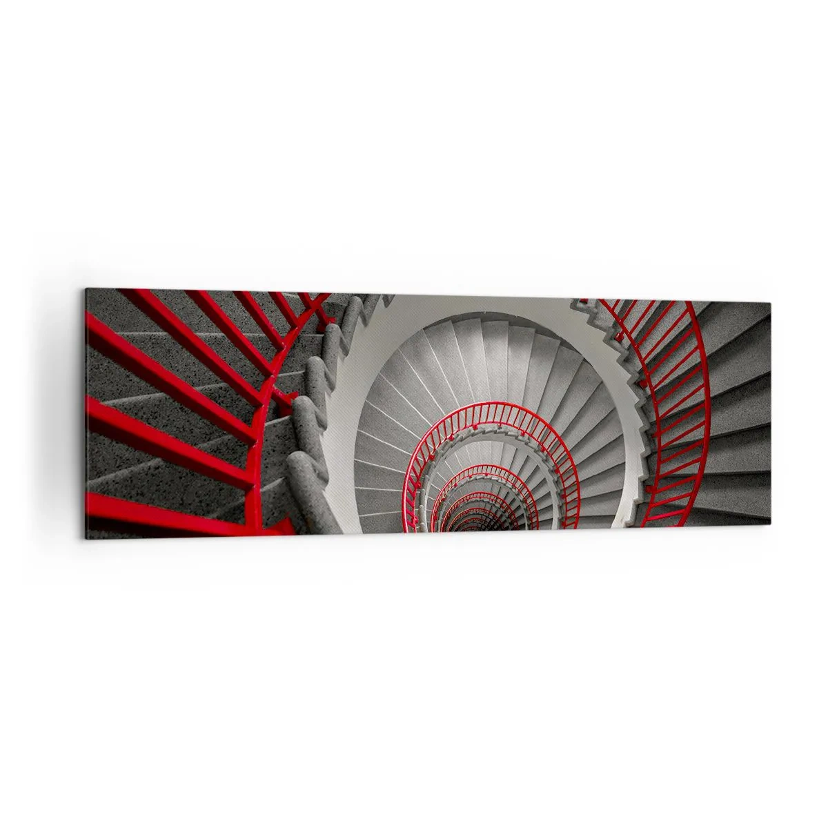 Lærredstryk - Billede på lærred - Arkitektoniske lege - 160x50 cm