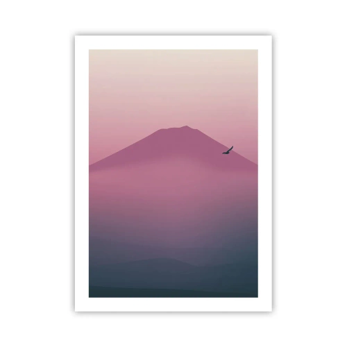 Plakat - Vandrer over skyerne - 50x70 cm