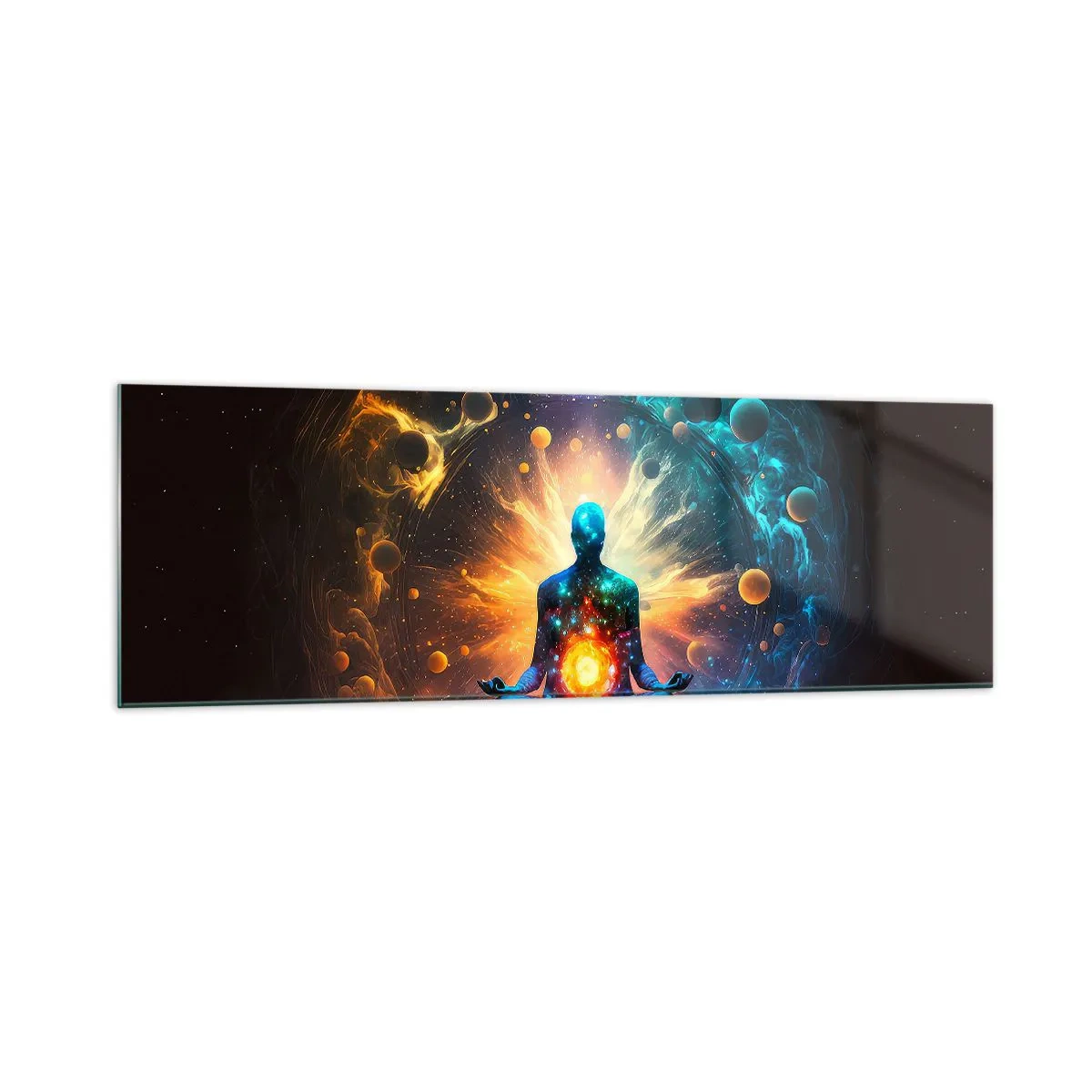 Billede på glas - Kosmisk ro - 160x50 cm