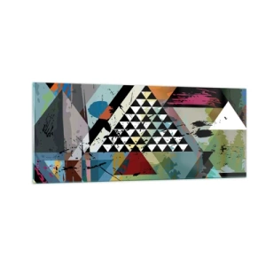 Billede på glas - Hvor enkelt - 100x40 cm
