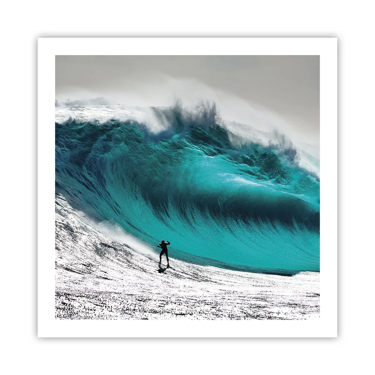 Plakat - Udfordring accepteret - 60x60 cm