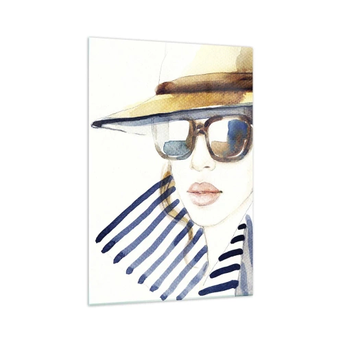 Billede på glas - Florida byder dig velkommen! - 70x100 cm