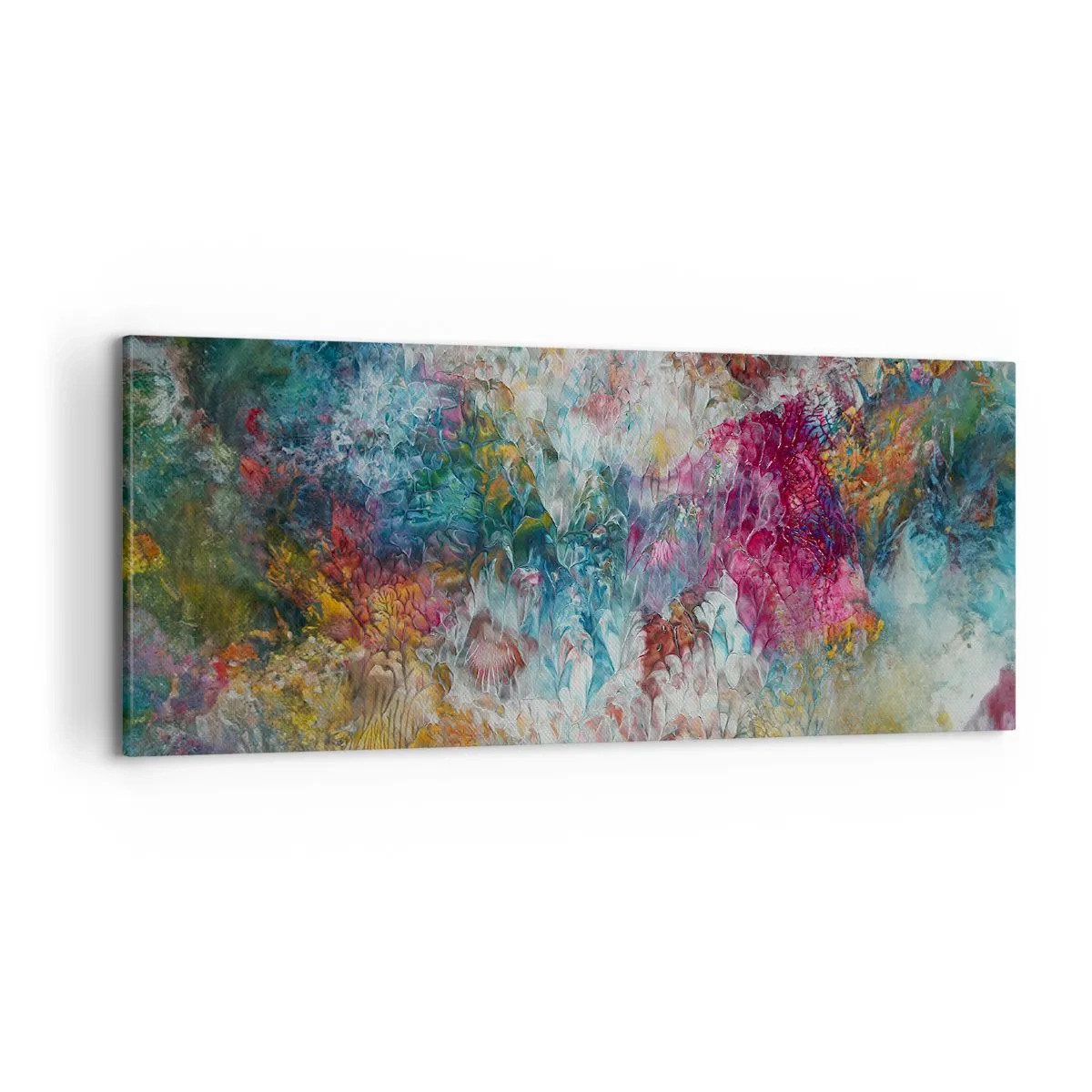 Lærredstryk - Billede på lærred - I fuldt flor - 100x40 cm