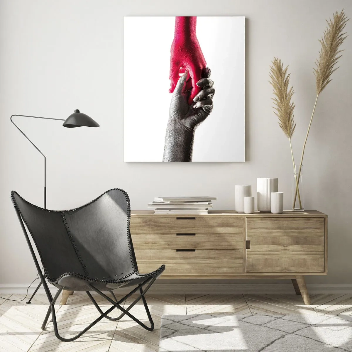 Billede på glas - Sammen, om end forskellige - 70x100 cm