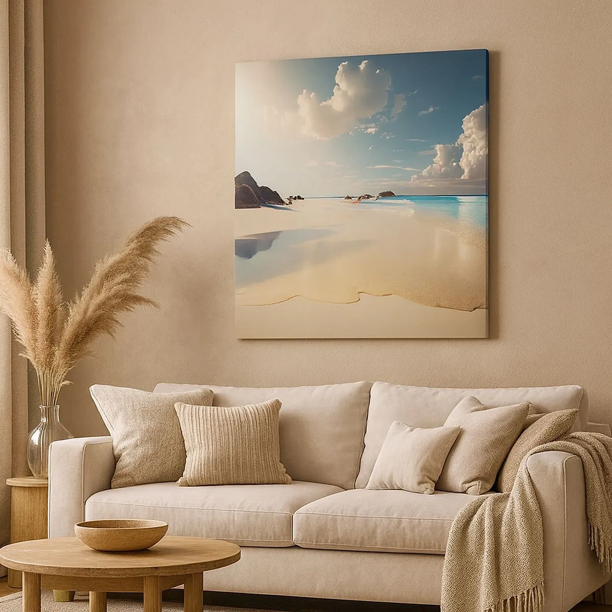 Lærredstryk - Billede på lærred - En drømmeagtig dag - 30x30 cm