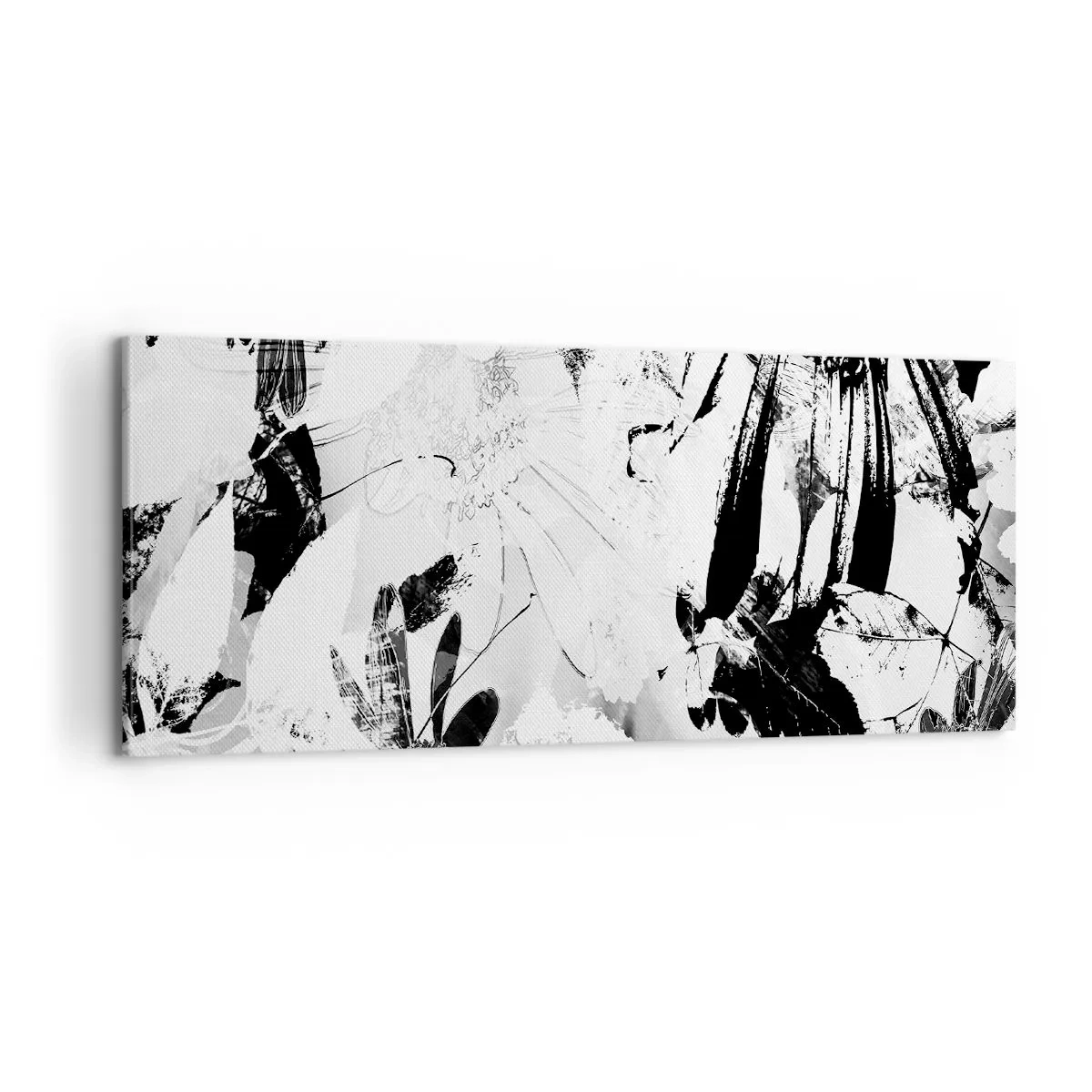 Lærredstryk - Billede på lærred - Efterår i det negative - 100x40 cm