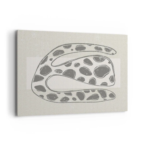 Lærredstryk - Billede på lærred - Bizart væsen - 100x70 cm