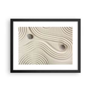 Plakat i sort ramme - Et strejf af varme - 40x30 cm