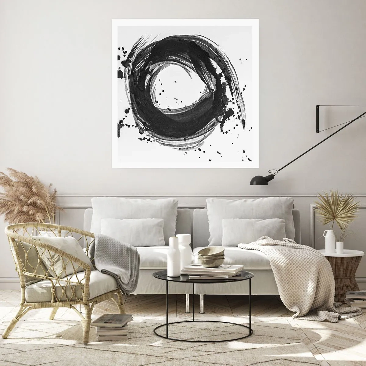 Plakat - Skabelsens hvirvelstrøm - 40x40 cm