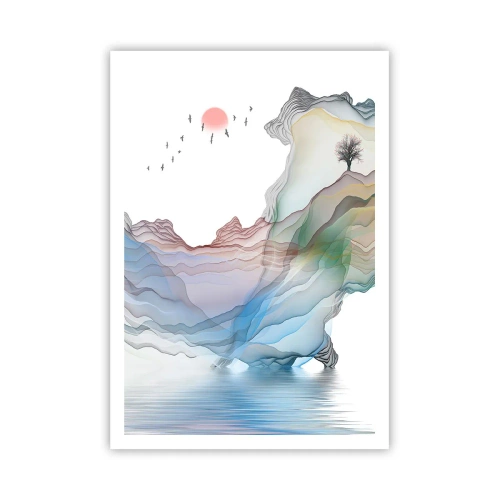 Plakat - Mod krystalbjergene - 70x100 cm