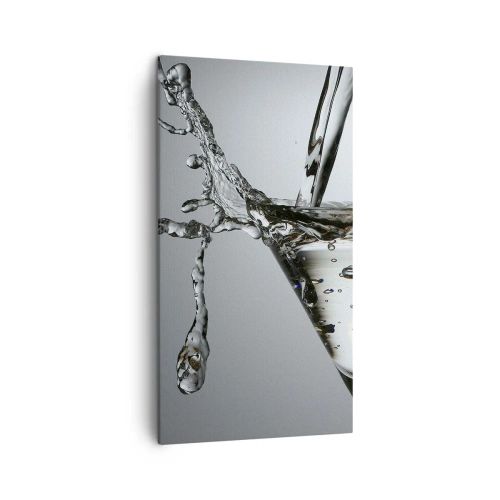 Lærredstryk - Billede på lærred - Over kanten af koppen - 45x80 cm