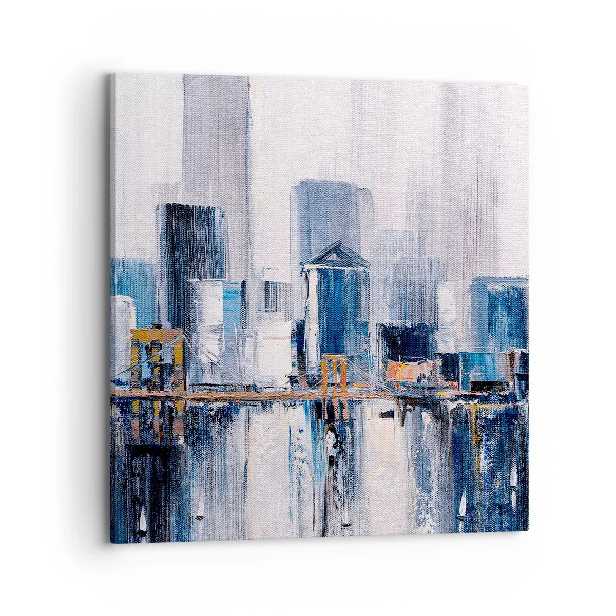Lærredstryk - Billede på lærred - Indtryk fra New York - 70x70 cm