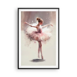 Plakat i sort ramme - Som en ung fugl - 61x91 cm