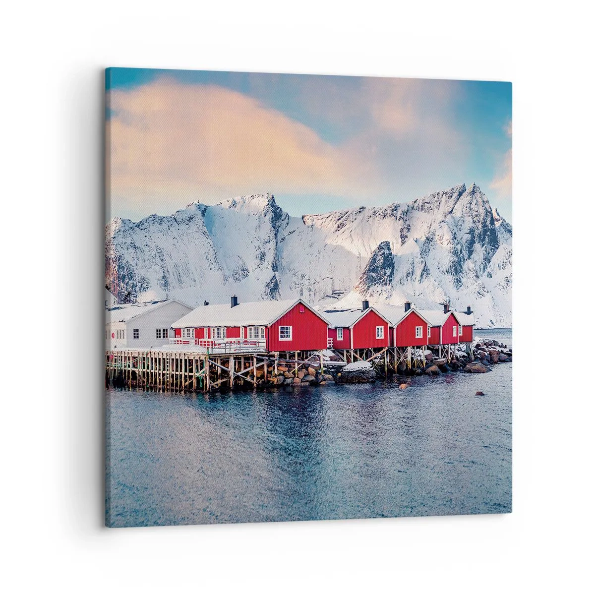 Lærredstryk - Billede på lærred - Nordlig tilbagetrækning - 50x50 cm