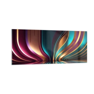 Billede på glas - Lysets arkitektur - 100x40 cm