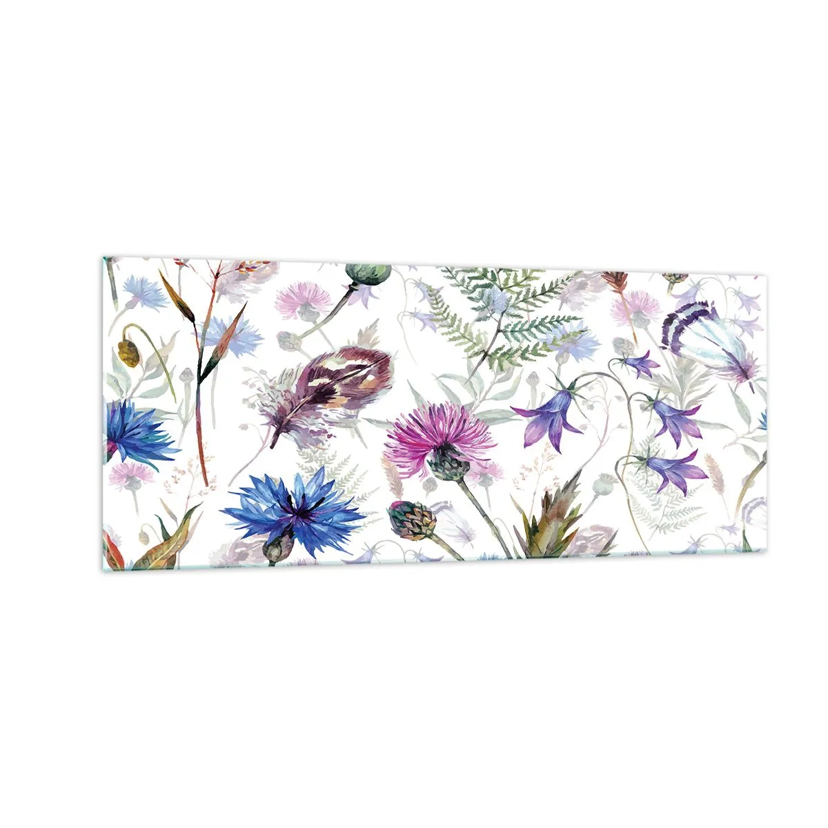 Billede på glas - Polsk herbarium - 100x40 cm