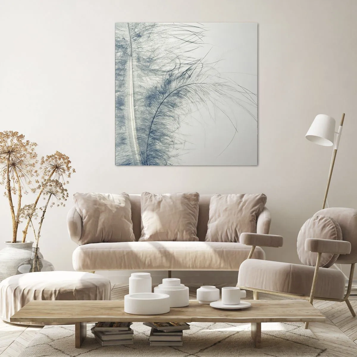 Lærredstryk - Billede på lærred - Naturens hvisken - 60x60 cm