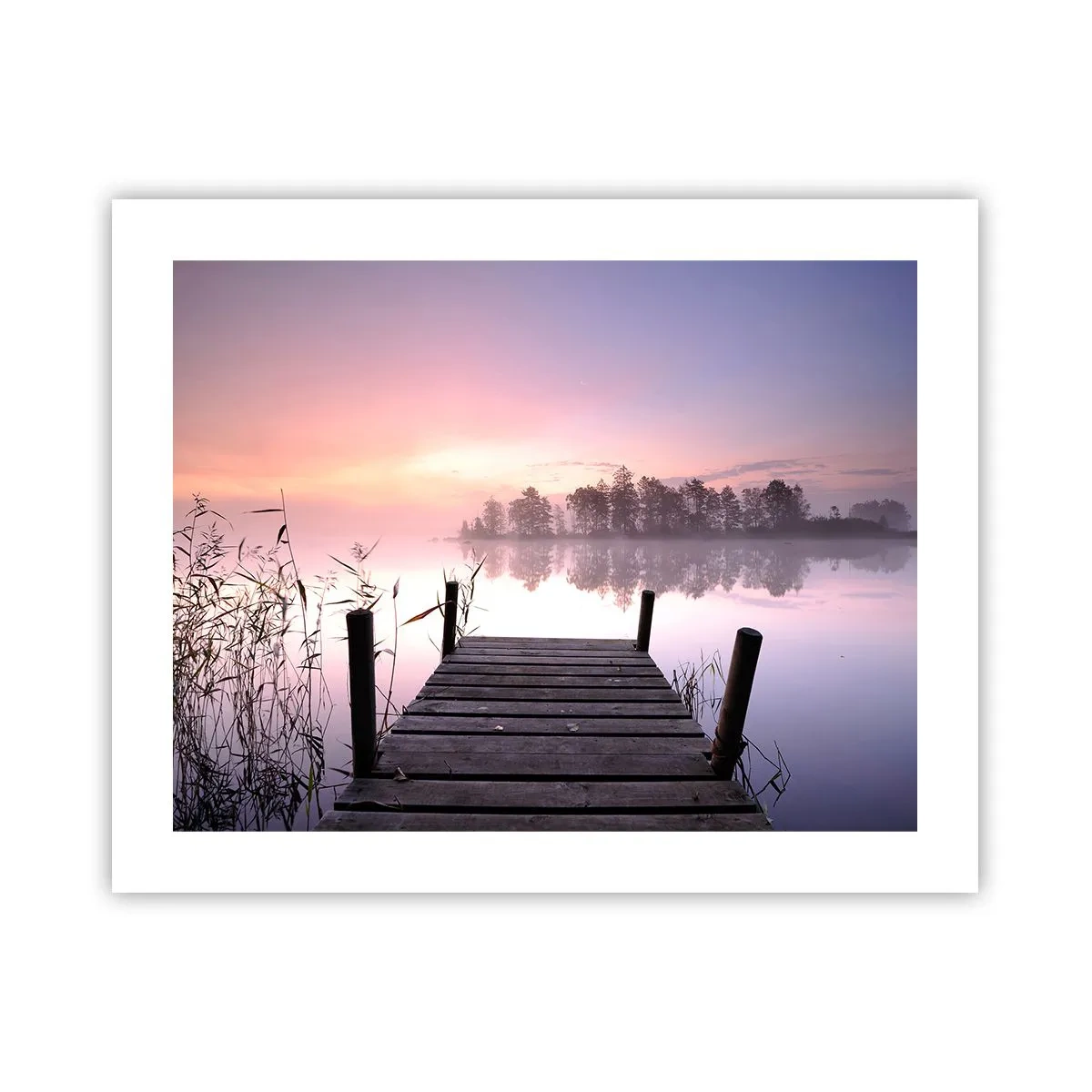 Plakat - Ud af den lilla tåge... - 50x40 cm