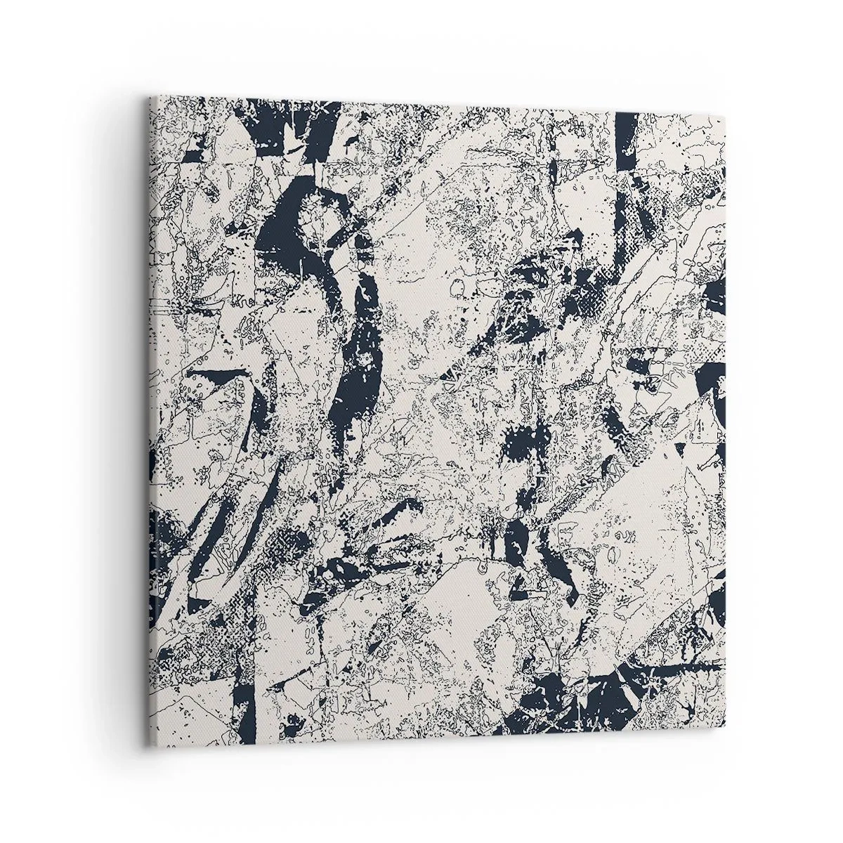 Lærredstryk - Billede på lærred - Modsætningernes gennemtrængning - 50x50 cm