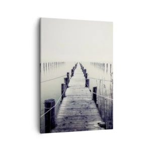 Lærredstryk - Billede på lærred - Fordyb dig i fred - 50x70 cm