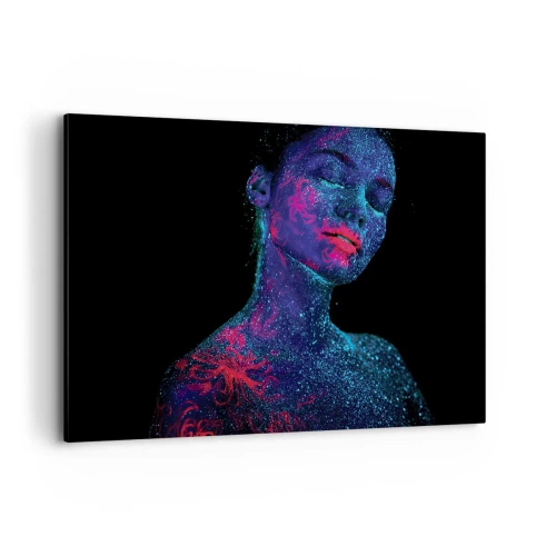 Lærredstryk - Billede på lærred - I stjernestøv - 100x70 cm