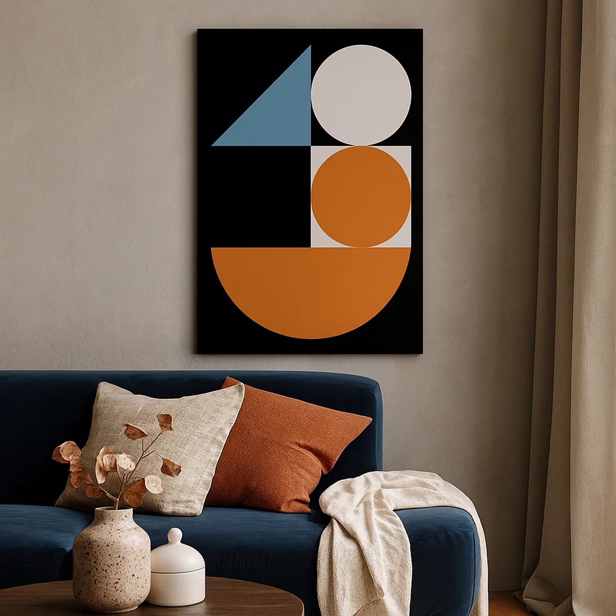 Lærredstryk - Billede på lærred - System til figurer - 50x70 cm