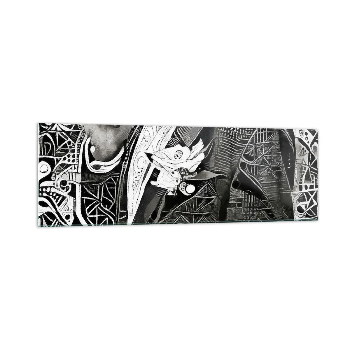 Billede på glas - Bare en tilsyneladende grå mand - 160x50 cm