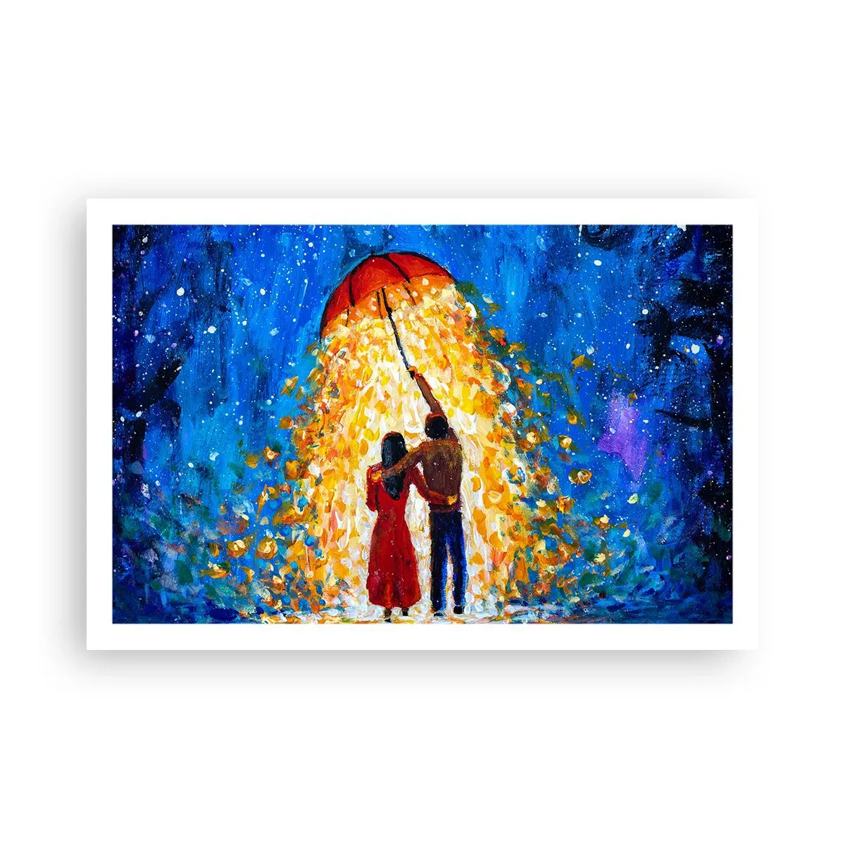 Plakat - Magien ved en regnfuld aften? - 91x61 cm