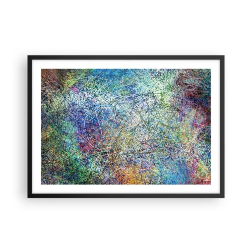 Plakat i sort ramme - Så enkelt er det ikke - 70x50 cm