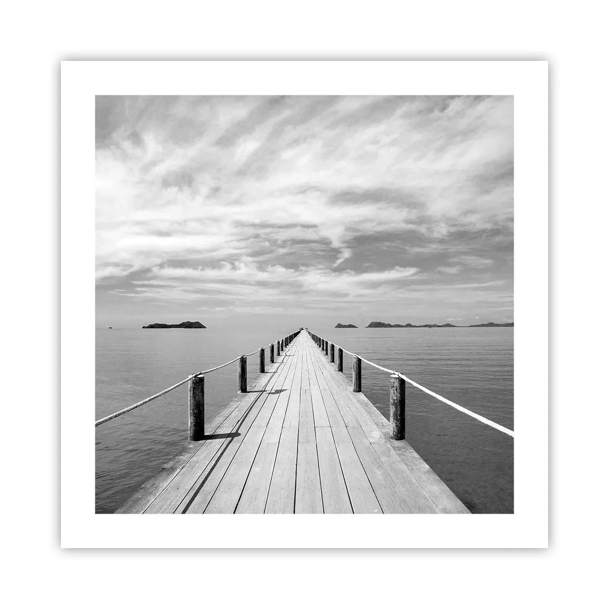 Plakat - Eller måske en rejse... - 50x50 cm