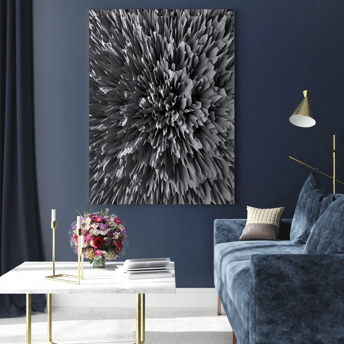Billede på glas - Det kan ikke blive skarpere end dette - 70x100 cm