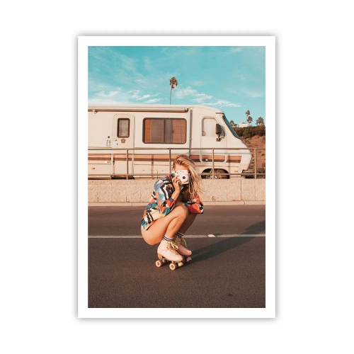 Plakat - Smil, tak! - 70x100 cm