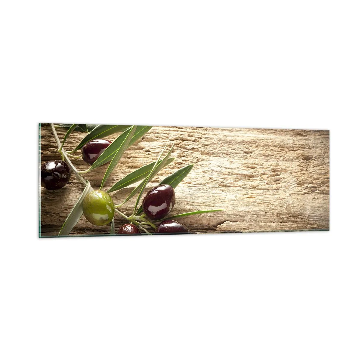 Billede på glas - Lige fra naturen - 90x30 cm