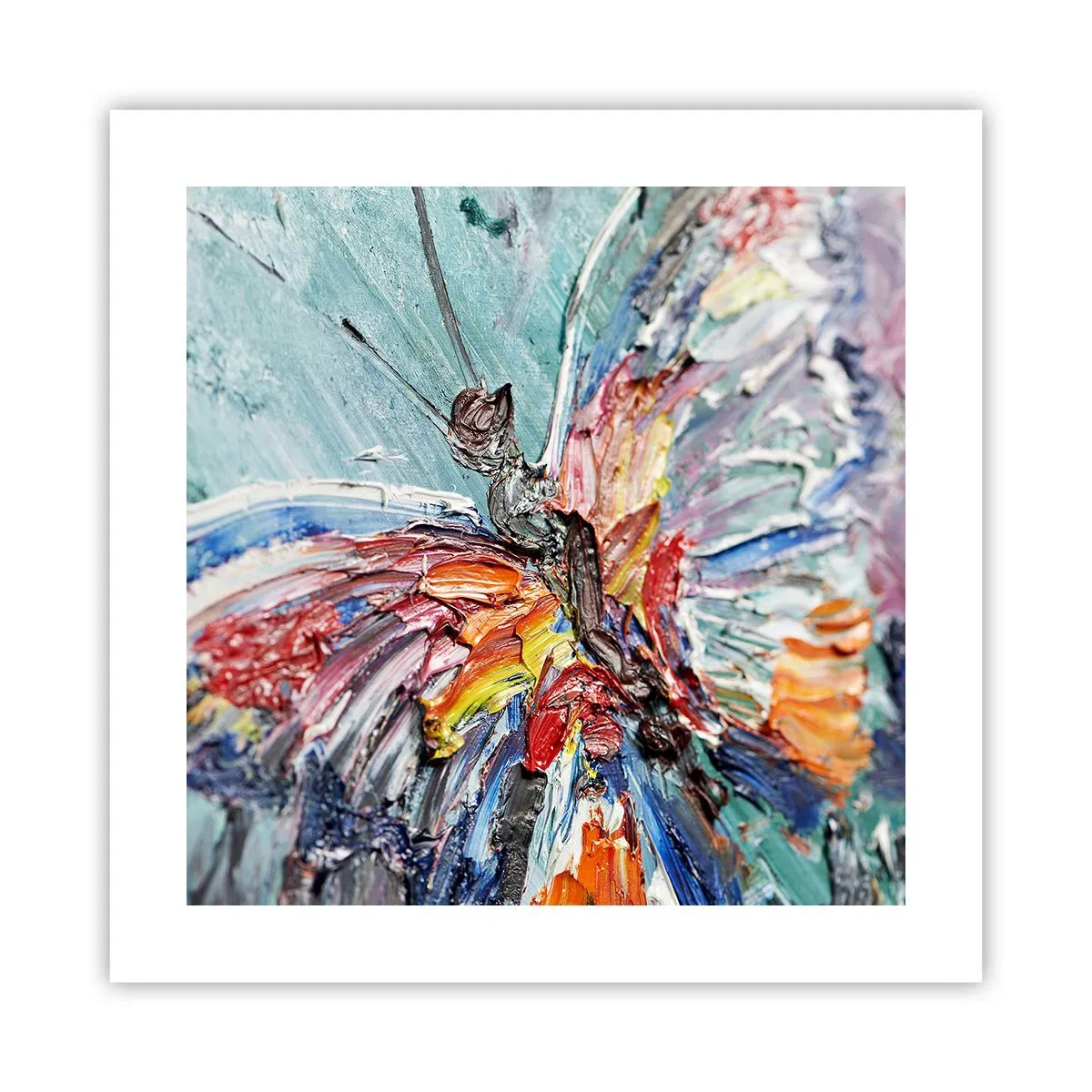 Plakat - Malet af naturen - 40x40 cm