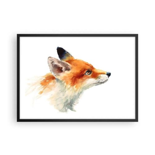 Plakat i sort ramme - Man kan aldrig være for forsigtig - 70x50 cm