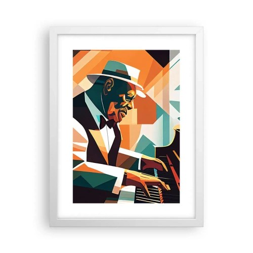 Plakat i hvid ramme - Alt det jazz - 30x40 cm