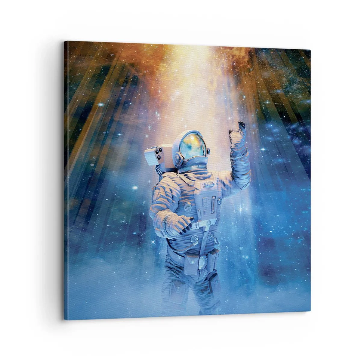 Lærredstryk - Billede på lærred - Endelig på destinationen - 60x60 cm