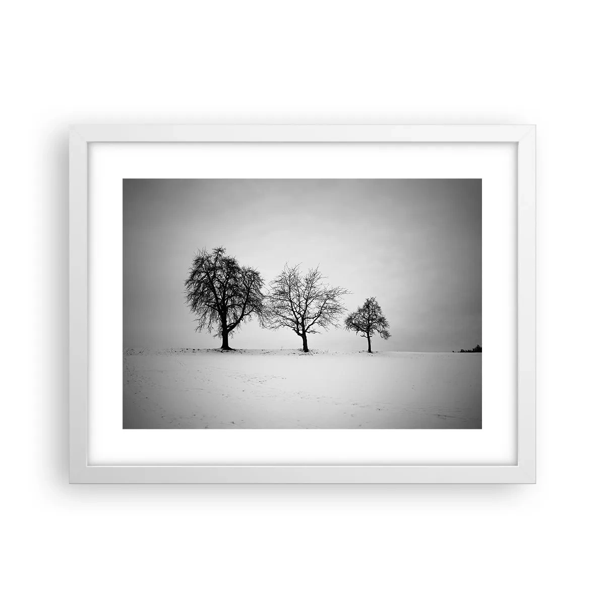 Plakat i hvid ramme - Hvad drømmer de om? - 40x30 cm