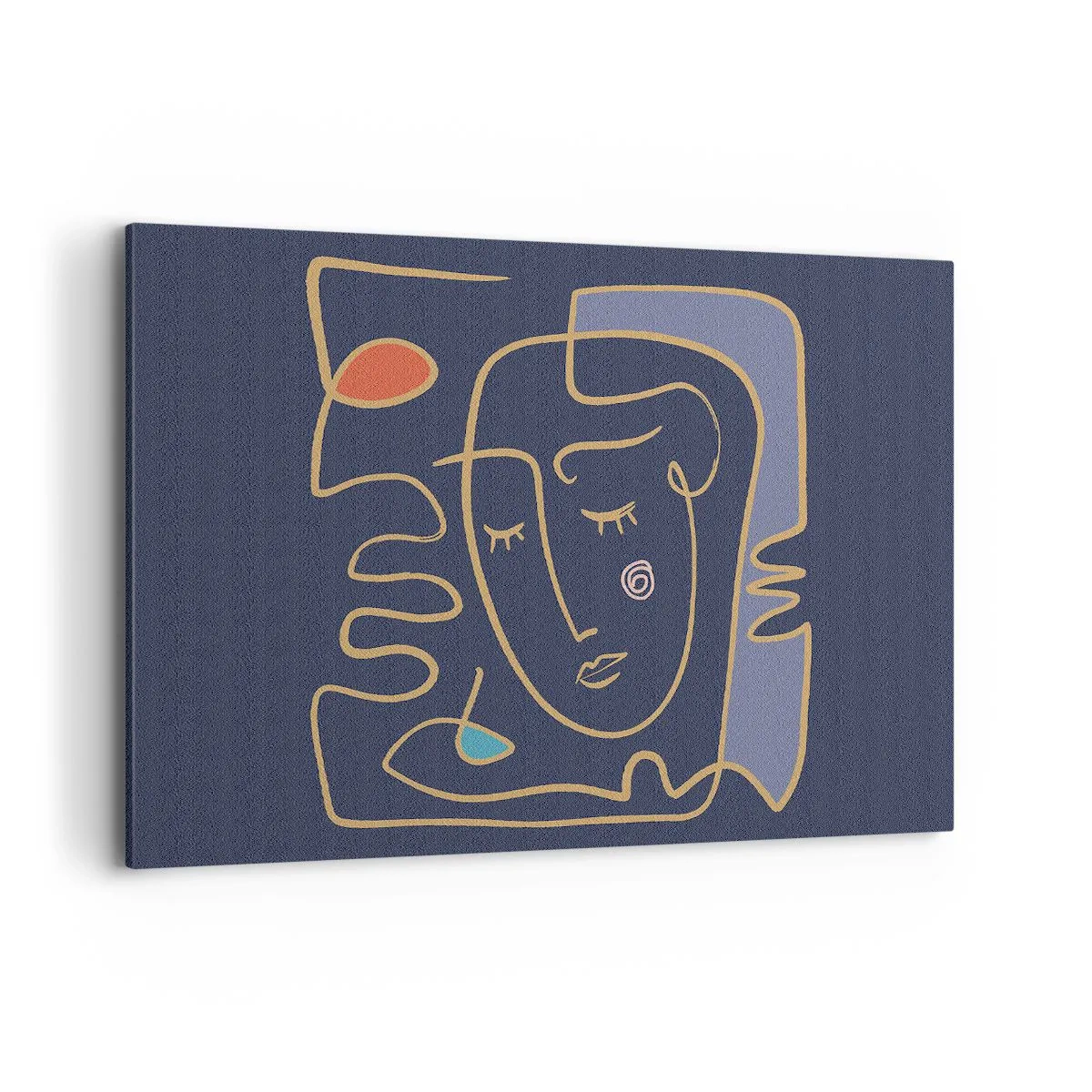 Lærredstryk - Billede på lærred - I drømmerier - 100x70 cm