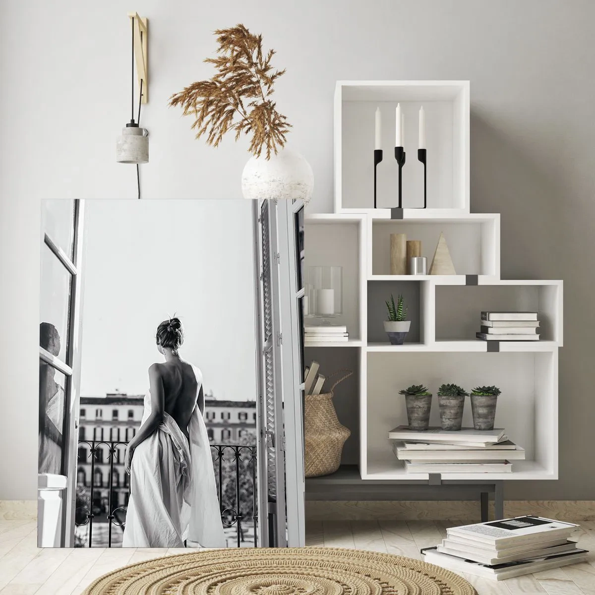 Billede på glas - Vækning af sanserne - 50x70 cm