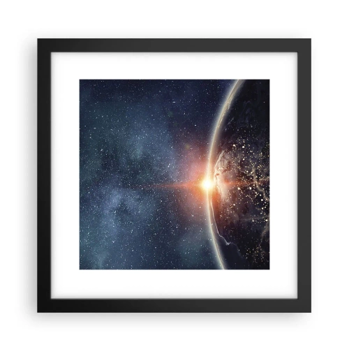 Plakat i sort ramme - I det nye perspektiv - 30x30 cm