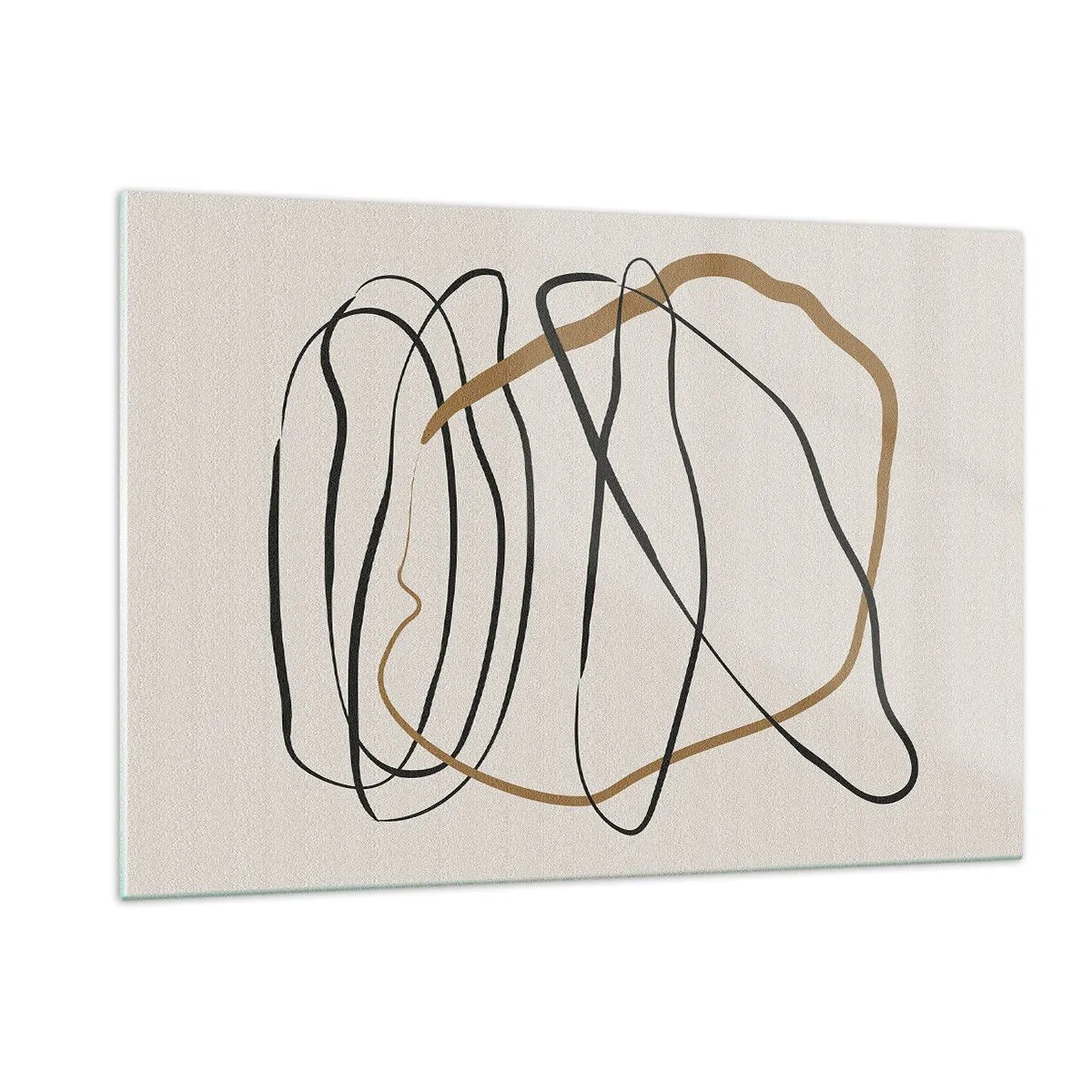 Billede på glas - Komposition - dans i besiddelse - 120x80 cm