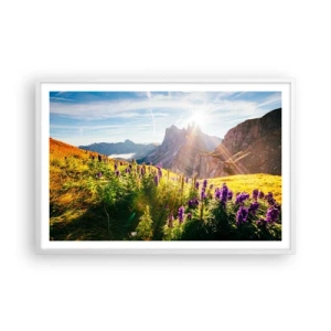 Plakat i hvid ramme - Urternes hemmelige liv - 91x61 cm